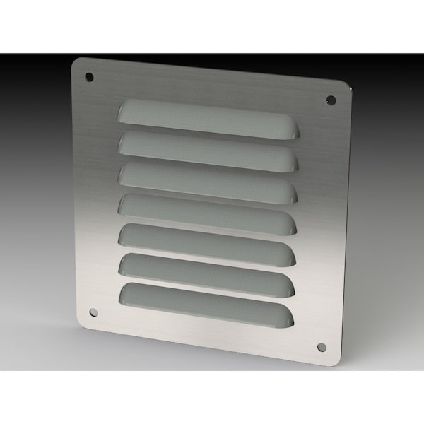 Louver Stand Kit, 5.63 in. H x 5-1/2 in. W x 0.43 in. L, 304 Stainless Steel